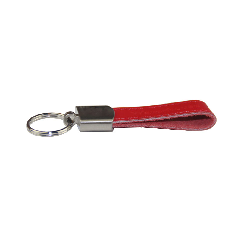 Oval Exquisitus Cerata Leather Keychain