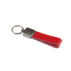 Teardrop Privatum politum Leather Keychain