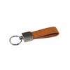 Teardrop Privatum politum Leather Keychain