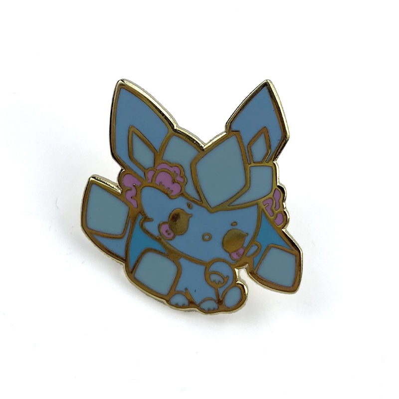 Pictures Glitter Bunny electrum Pin