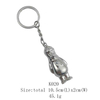 Cute Aluminium Airplane metal keychain