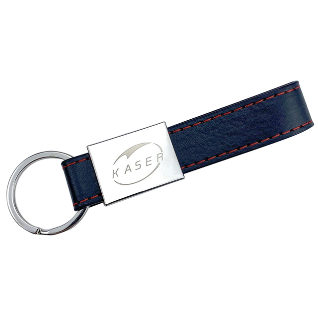 Quadratus minimalisticus Sincerus Leather Keychain