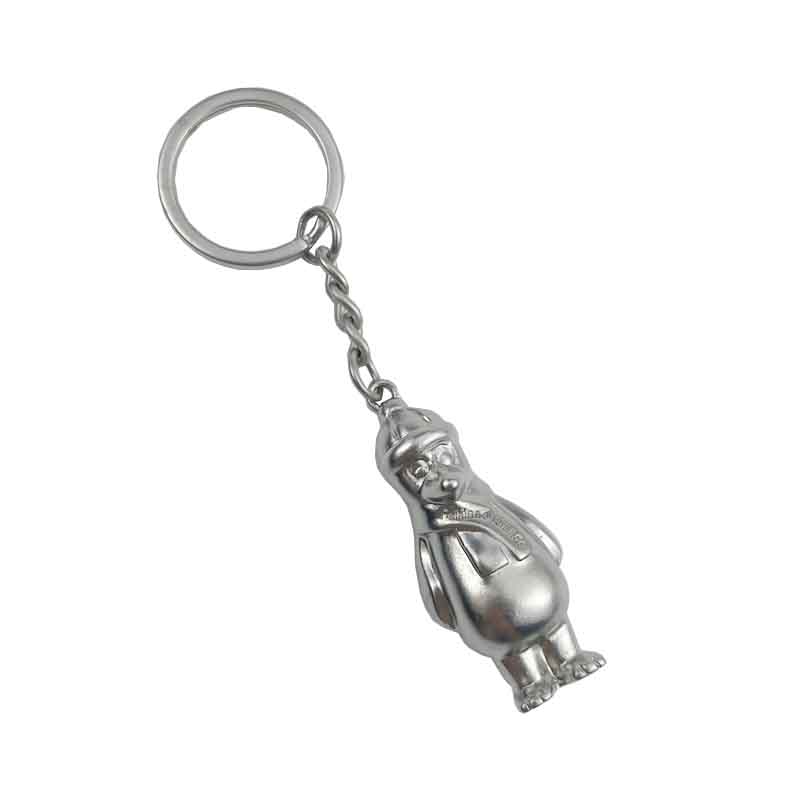 Cute Aluminium Airplane metal keychain