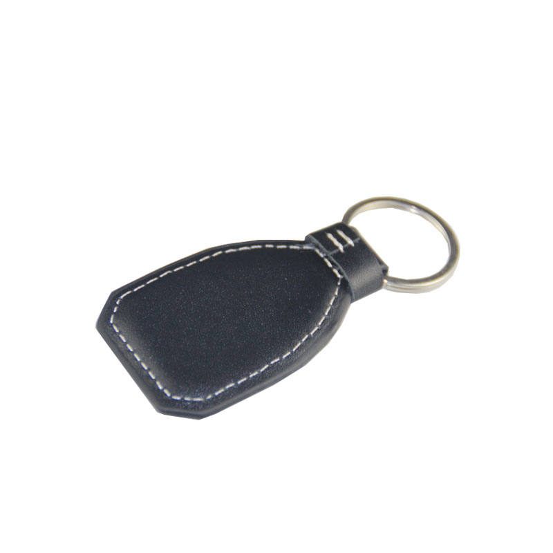 Oval elegans vegetabile sient Leather Keychain