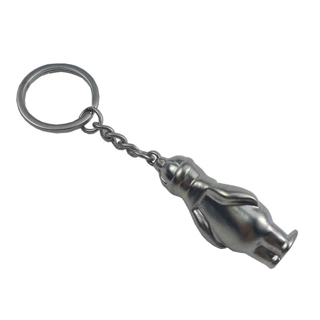 Cute Aluminium Airplane metal keychain