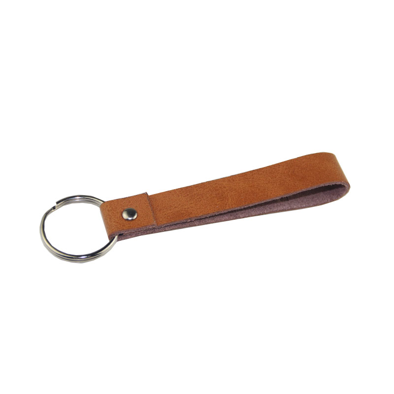 Folium informibus Stylish vegetabile, sient Leather Keychain