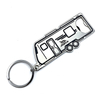 Bellus Aluminium Anime metallum keychain