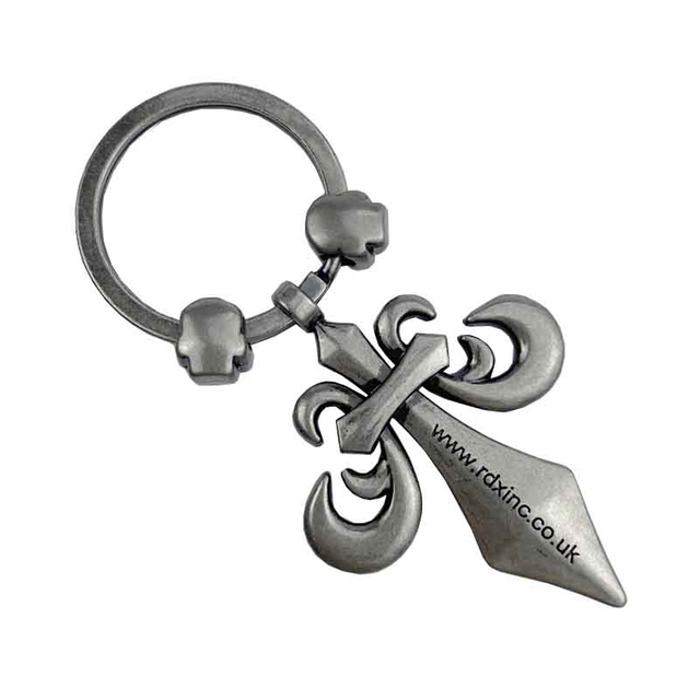 Aluminium Airplane retorta metallum keychain