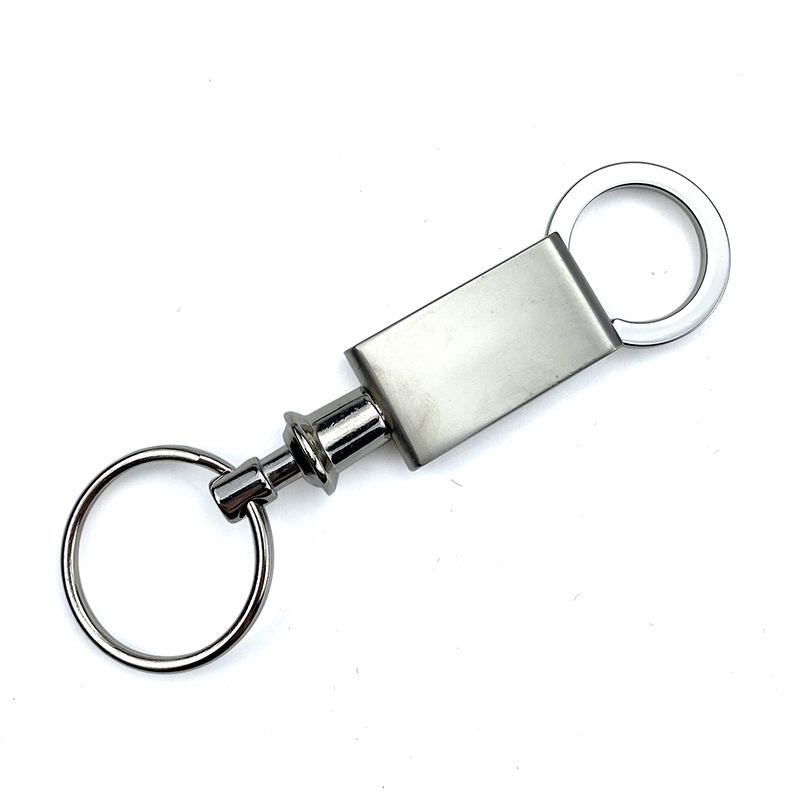 Rectangulum aeris tormentarii metallum keychain