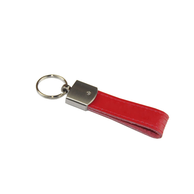 Oval Exquisitus Cerata Leather Keychain