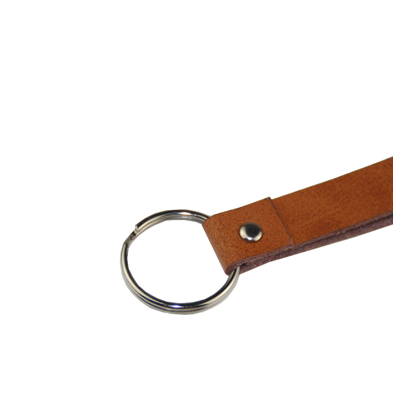 Folium informibus Stylish vegetabile, sient Leather Keychain