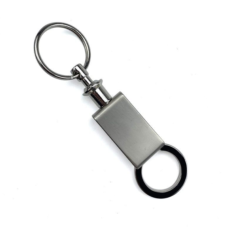 Rectangulum aeris tormentarii metallum keychain