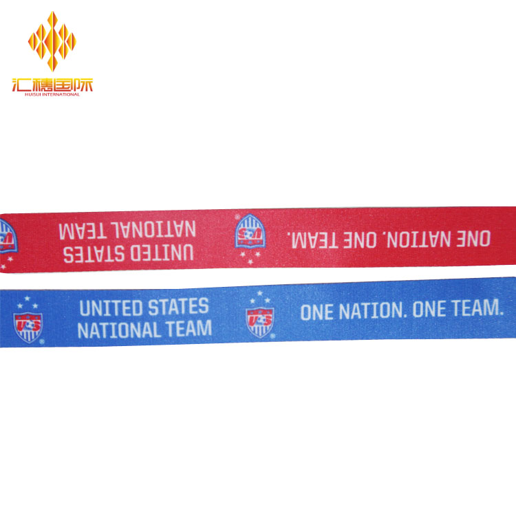 Polyester Custom Calor Transfer Lanyard ad Promotio Gift