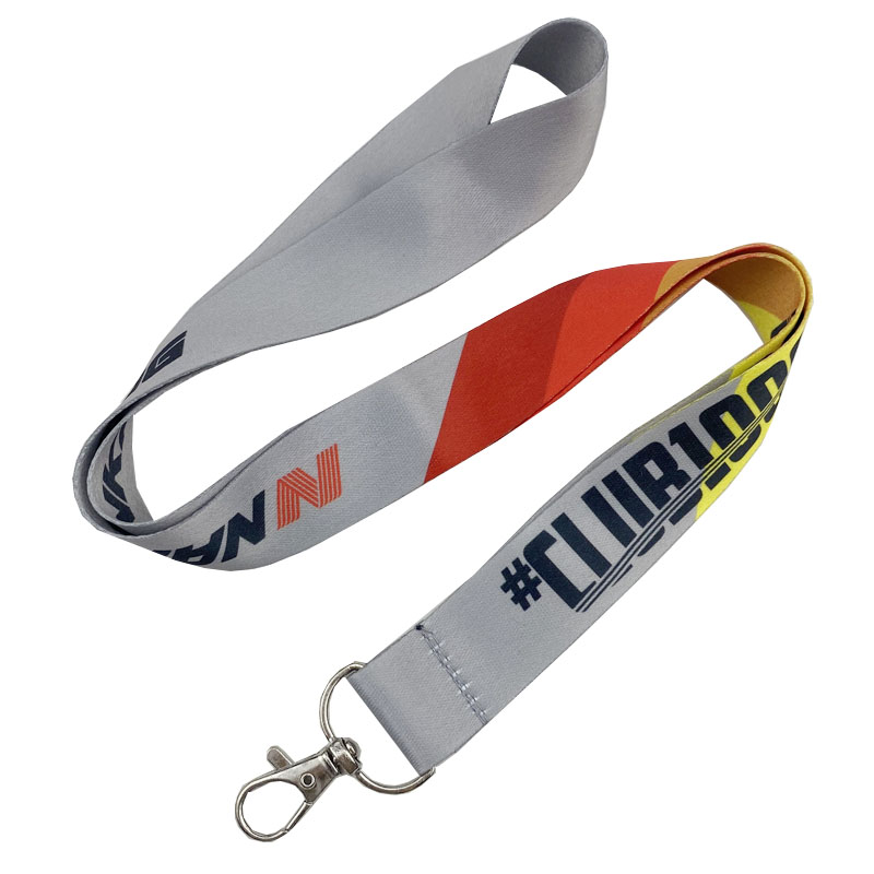 Tubulare Satin Caloris translatio Lanyard pro sublimatione