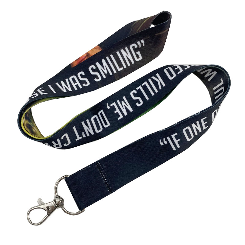 Impensis ID Satin Caloris Transfero Lanyard ad Promotio