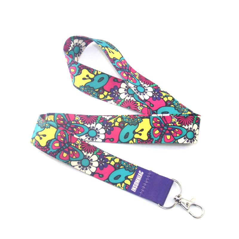 Blank Eco-amica Polyester Lanyard ad sarcinas Cingulum