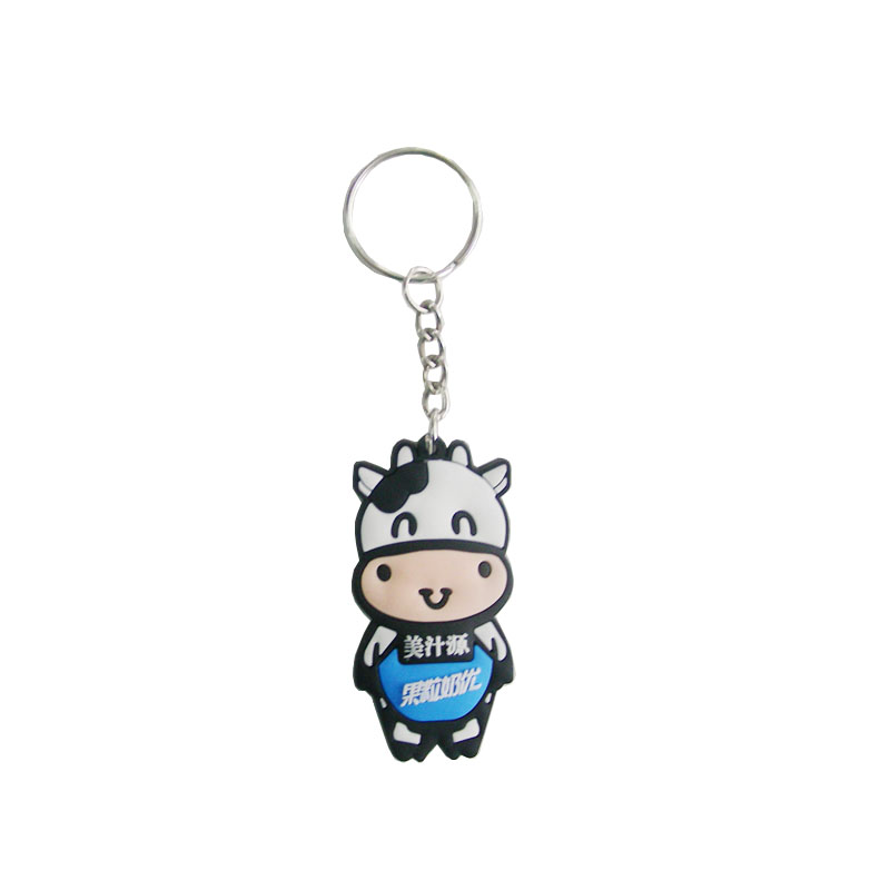 Rubberized Customer Appreciation Medium Pvc Keychain