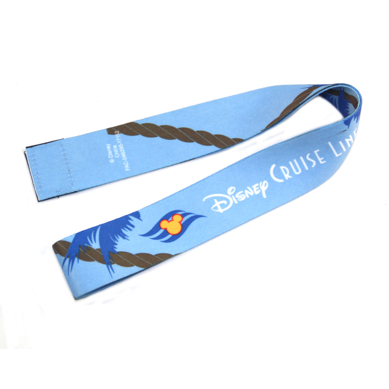 Ribbon Fusce Polyester Lanyard ad Card