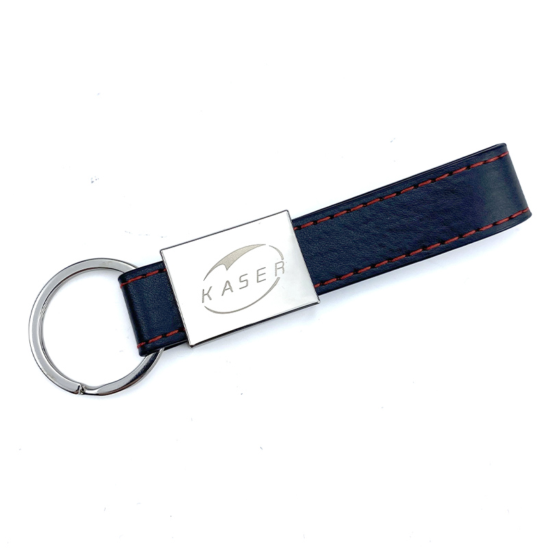 Custom informibus Elegans Suede Leather Keychain