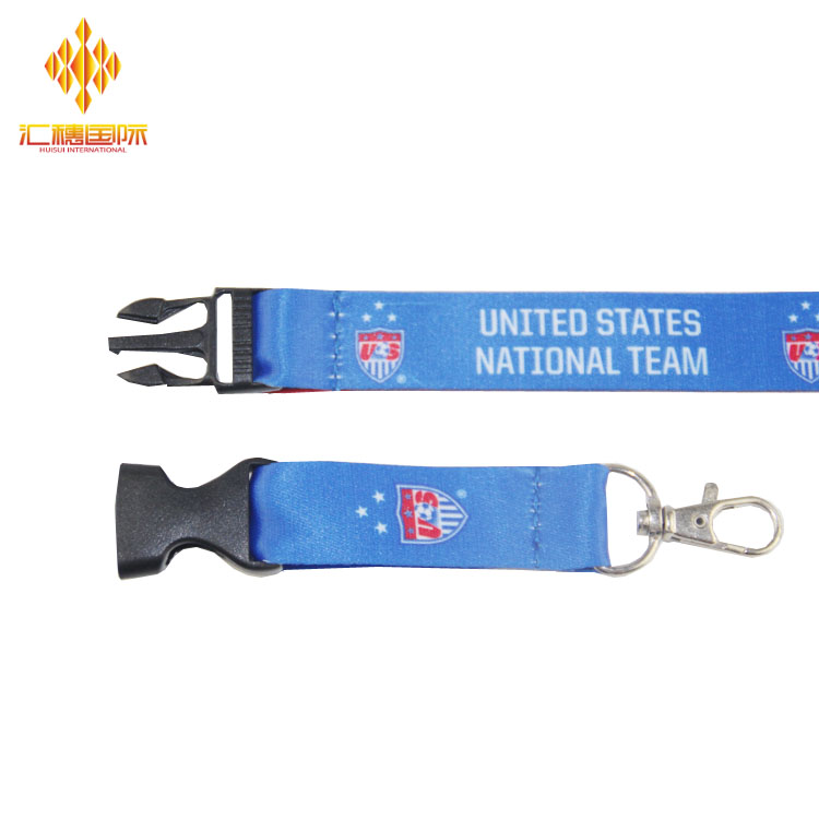 Satin customizable Calor Transfer Lanyard ad Promotio Gift