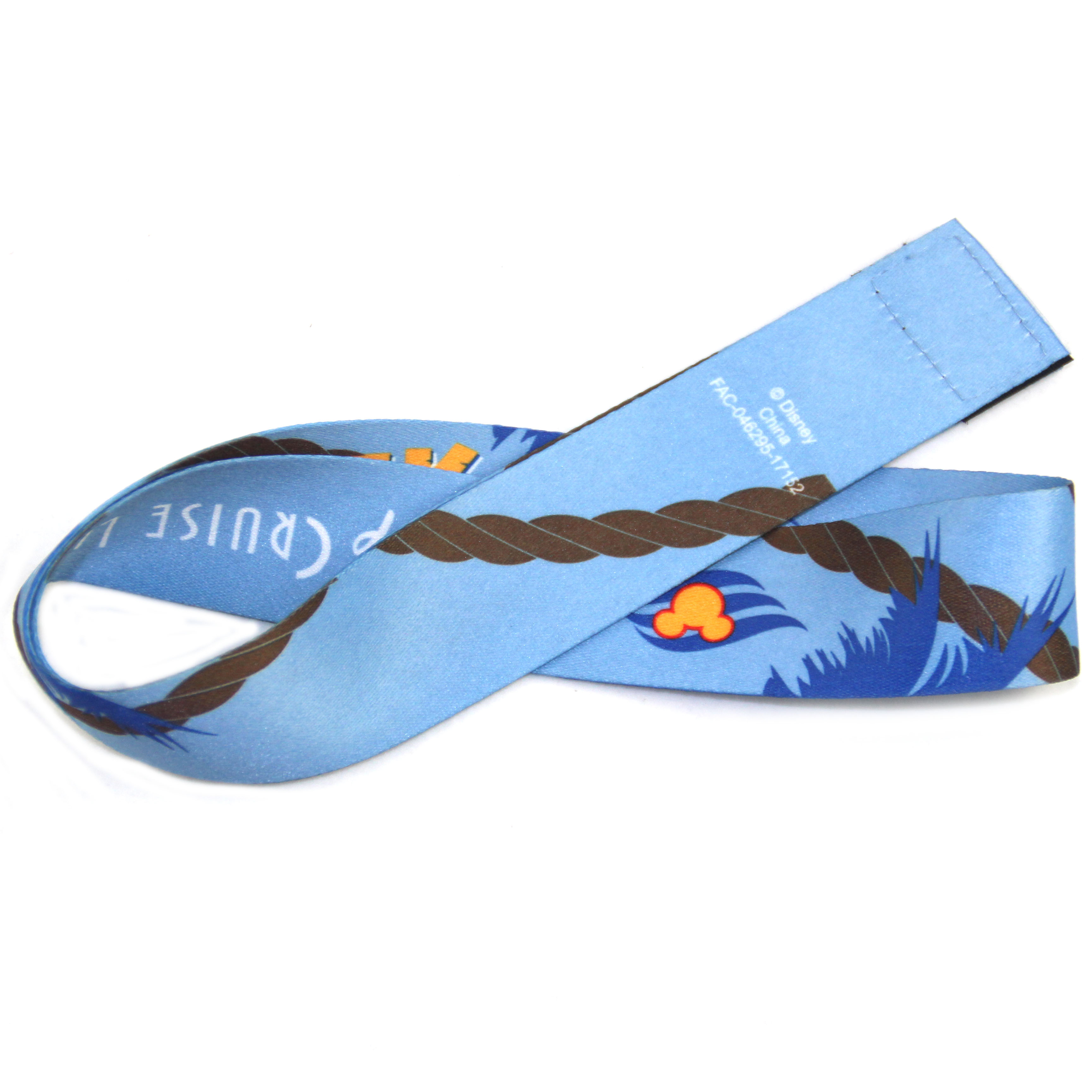 Ribbon Fusce Polyester Lanyard ad Card