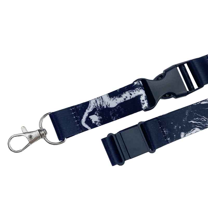 School customizable Polyester Lanyard pro Sublimatione