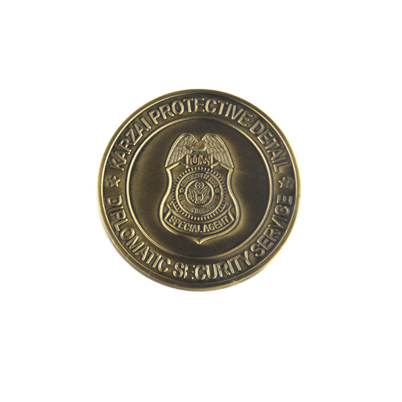 Promotional 3D Logo Metal provocare Coin