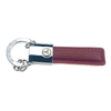 Teardrop textured Nappa Leather Keychain