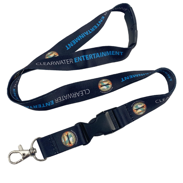 Metal Clip OEM Polyester Lanyard pro Sublimatione