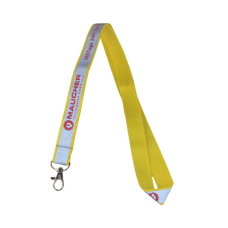 Dura Yellow Reflective Lanyard quia Racing