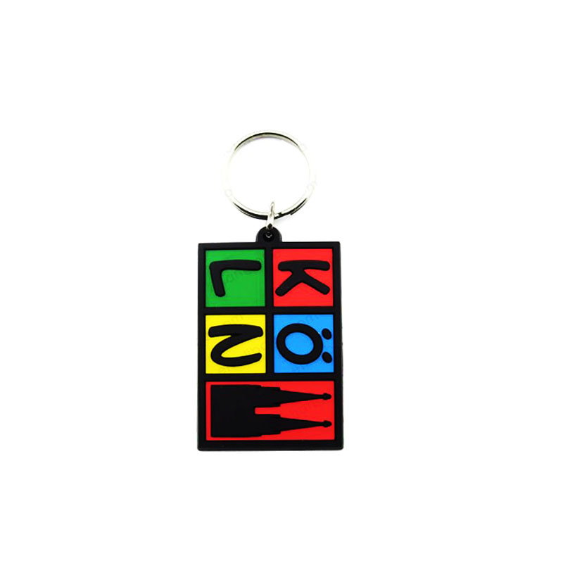 Rubberized Customer Appreciation Medium Pvc Keychain