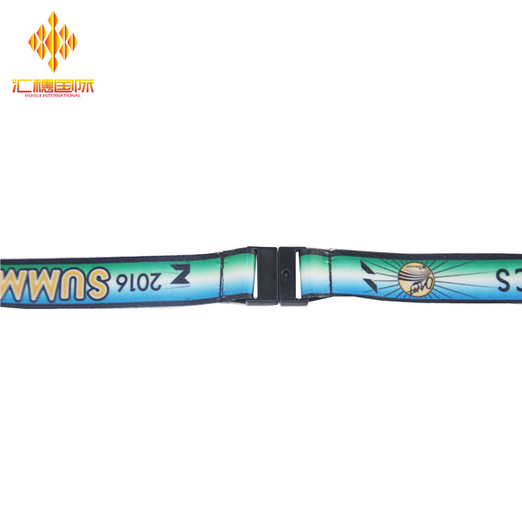 Satin Eco-amica Caloris Transfero Lanyard ad Promotio Gift