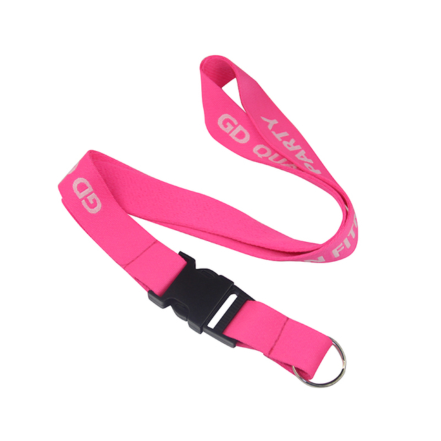 Vestibulum texta Polyester Lanyard ad Card