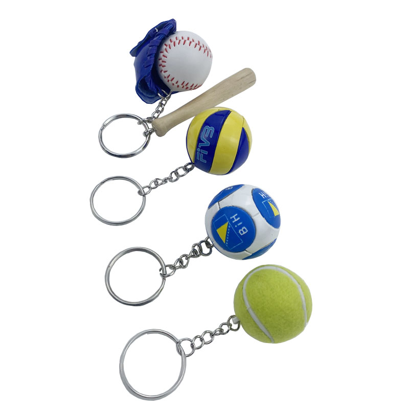 Leather Mini Ball Keychain pro Guys