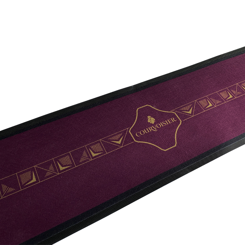 Custom Pvc Purgamentum Vintage Bar Mat cum Logos