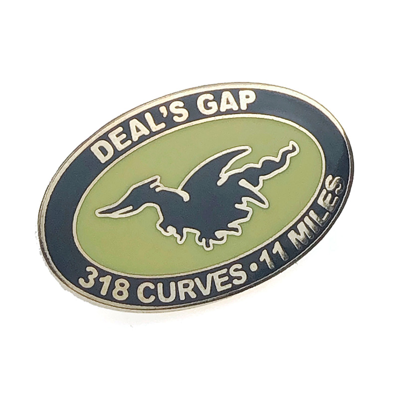 Silver High Quality Lapel Pin enim College