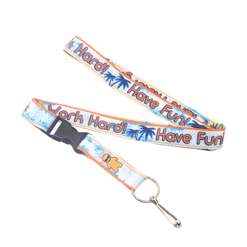 Typis Mobile Eco-Friendly Polyester Lanyard ad Promotionem