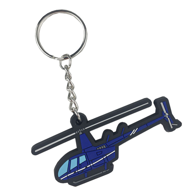 Non-toxicus Key Lepidium sativum Slim Pvc Keychain