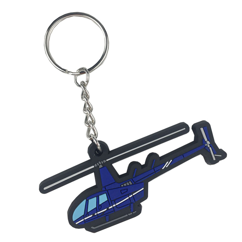 Non-toxicus Key Lepidium sativum Slim Pvc Keychain