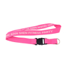 Vestibulum texta Polyester Lanyard ad Card