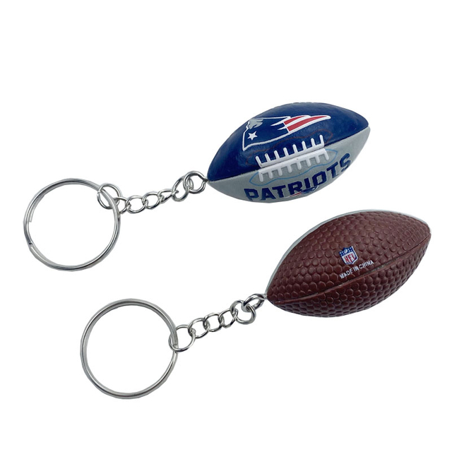 Home American Football Ball Keychain For Keys