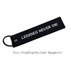 Customised Different Country Flag Logo Embroidery Key Tag