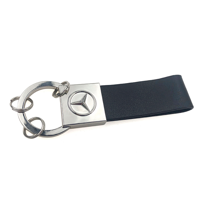 Folium informibus Dura Suede Leather Keychain