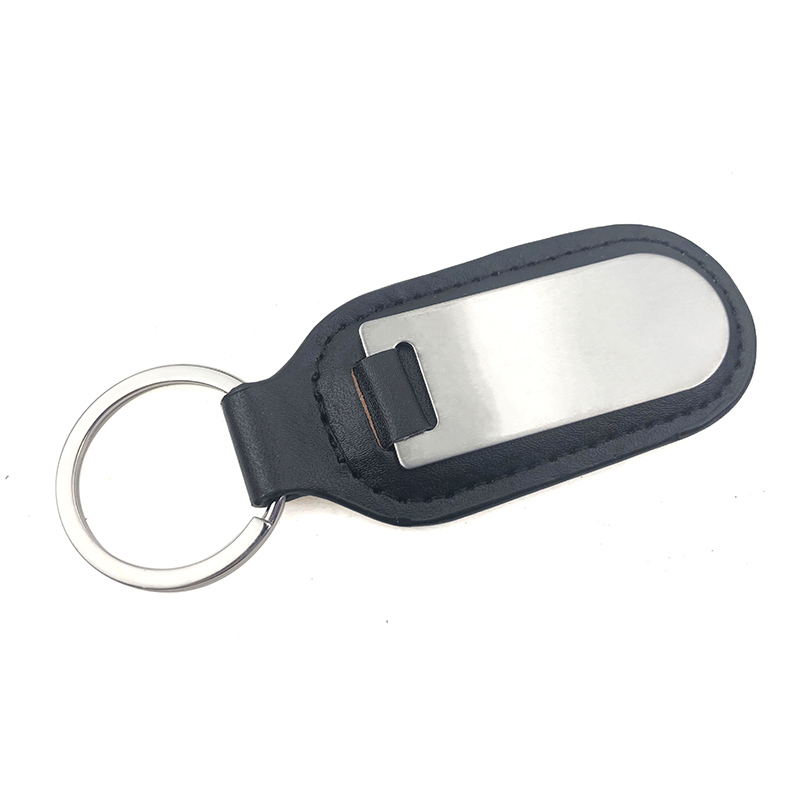 Stella informibus Fashionable Top-grano Leather Keychain